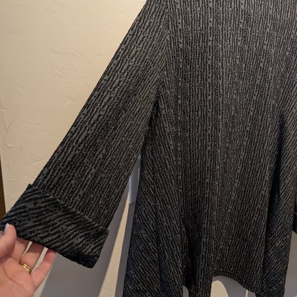 Moonlight by Y&S Assymetrical Jacket EUC size small (fits 43" bust) - Picture 4 of 5